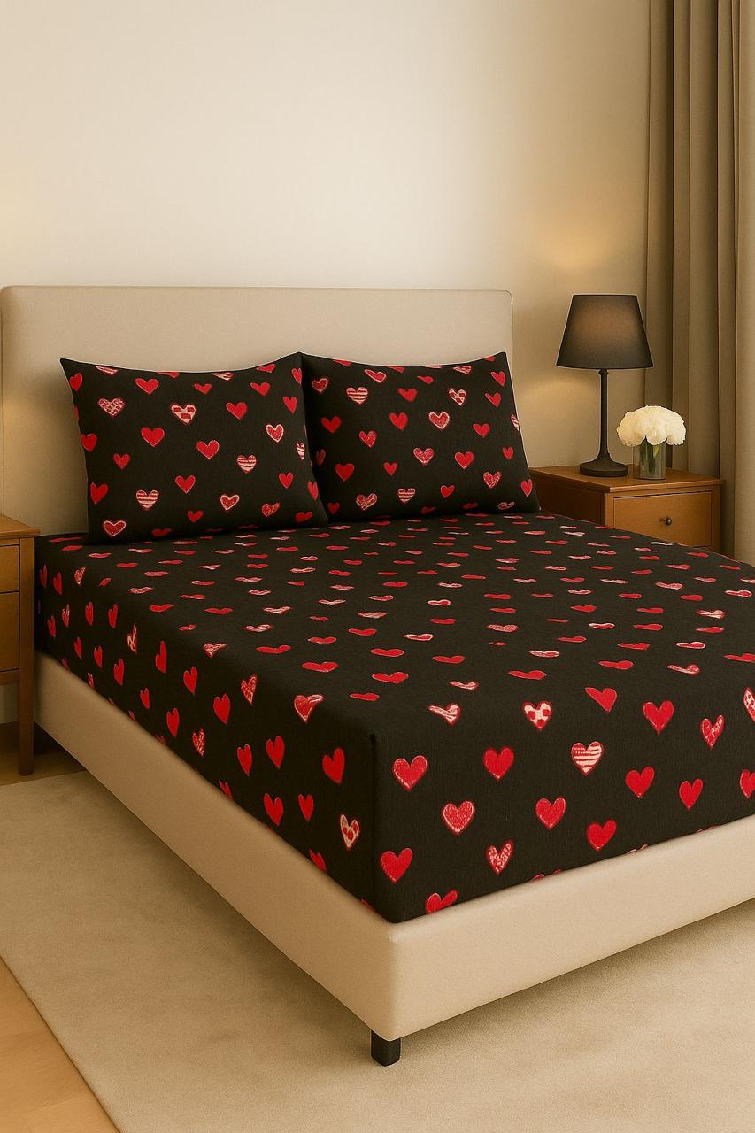 Luvas casal suede com fronhas